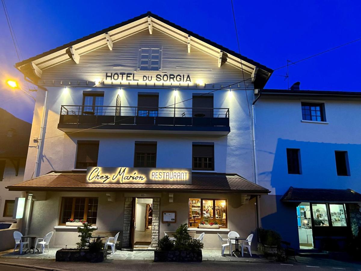 Hotel-Restaurant Le Sorgia Bellegarde-sur-Valserine ภายนอก รูปภาพ