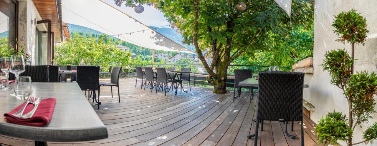 Hotel-Restaurant Le Sorgia Bellegarde-sur-Valserine ภายนอก รูปภาพ